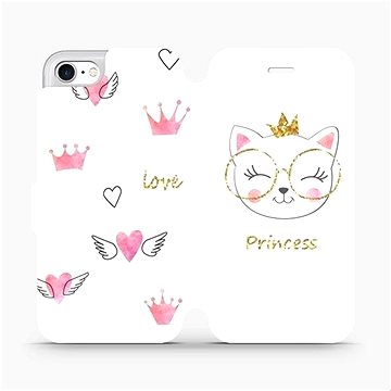 Flipové pouzdro na mobil Apple iPhone 7 - MH03S Kočička princess (5903226731510)