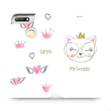 Flipové pouzdro na mobil Honor 7A - MH03S Kočička princess (5903226732005)