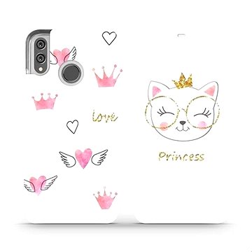 Flipové pouzdro na mobil Honor 8X - MH03S Kočička princess (5903226732050)