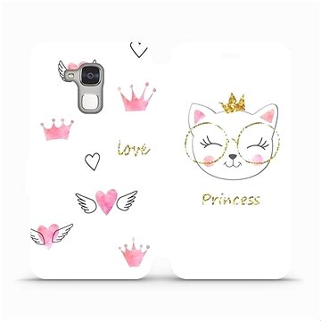 Flipové pouzdro na mobil Honor 7 Lite - MH03S Kočička princess (5903226732081)