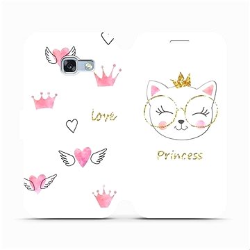 Flipové pouzdro na mobil Samsung Galaxy A3 2017 - MH03S Kočička princess (5903226733309)