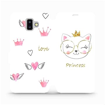 Flipové pouzdro na mobil Samsung Galaxy J6 Plus 2018 - MH03S Kočička princess (5903226733514)