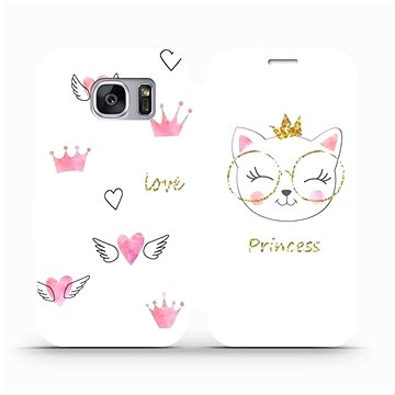 Flipové pouzdro na mobil Samsung Galaxy S7 Edge - MH03S Kočička princess (5903226733668)