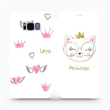 Flipové pouzdro na mobil Samsung Galaxy S8 - MH03S Kočička princess (5903226733675)