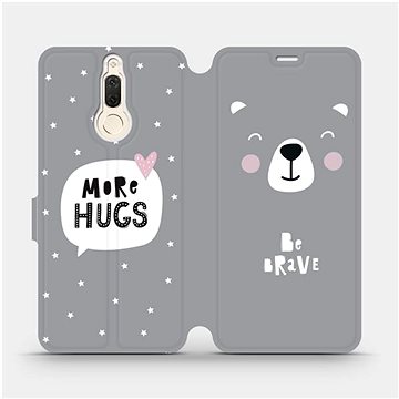 Flipové pouzdro na mobil Huawei Mate 10 Lite - MH06P Be brave - more hugs (5903226741250)