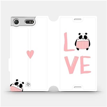 Flipové pouzdro na mobil Sony Xperia XZ1 Compact - MH09S Panda LOVE (5903226752218)
