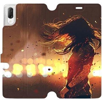 Flipové pouzdro na mobil Sony Xperia L3 - MA02S Tetovaná dívka (5903226815432)