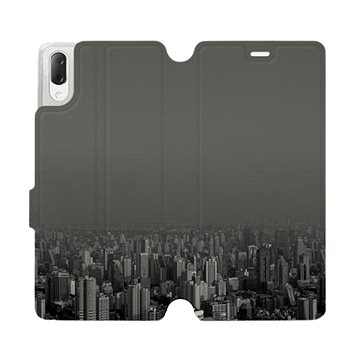 Flipové pouzdro na mobil Sony Xperia L3 - V063P Město v šedém hávu (5903226815715)