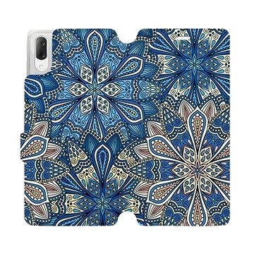 Flipové pouzdro na mobil Sony Xperia L3 - V108P Modré mandala květy (5903226815753)