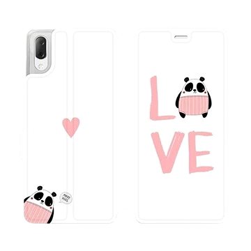 Flipové pouzdro na mobil Sony Xperia L3 - MH09S Panda LOVE (5903226816323)