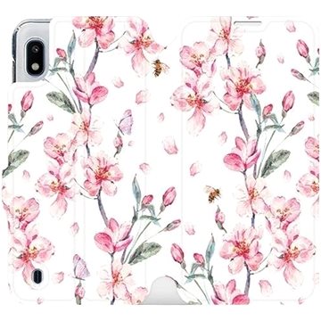 Flipové pouzdro na mobil Samsung Galaxy A10 - M124S Růžové květy (5903226878857)