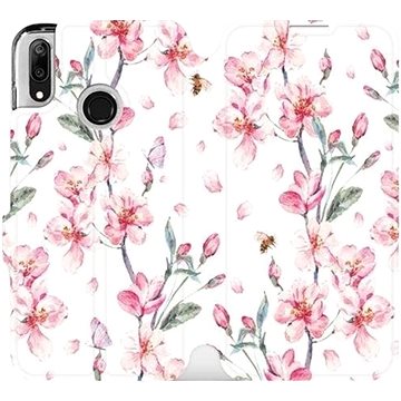Flipové pouzdro na mobil Huawei Y7 2019 - M124S Růžové květy (5903226883226)