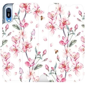 Flipové pouzdro na mobil Huawei Y6 2019 - M124S Růžové květy (5903226884650)