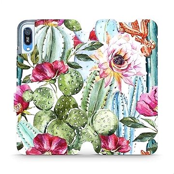 Flipové pouzdro na mobil Huawei Y6 2019 - MG09S Kaktusy a květy (5903226885367)