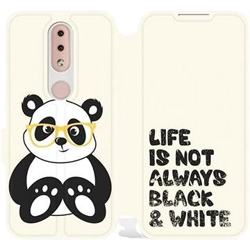 Flipové pouzdro na mobil Nokia 4.2 - M041S Panda - life is not always black and white (5903226891702)