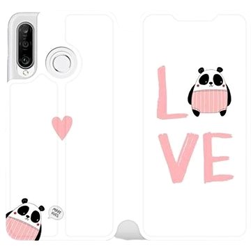 Flipové pouzdro na mobil Huawei P30 Lite - MH09S Panda LOVE (5903226897940)