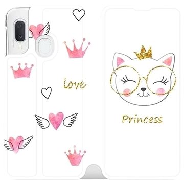 Flipové pouzdro na mobil Samsung Galaxy A20e - MH03S Kočička princess (5903226908318)