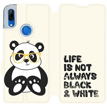 Flipové pouzdro na mobil Huawei P Smart Z - M041S Panda - life is not always black and white (5903226939800)