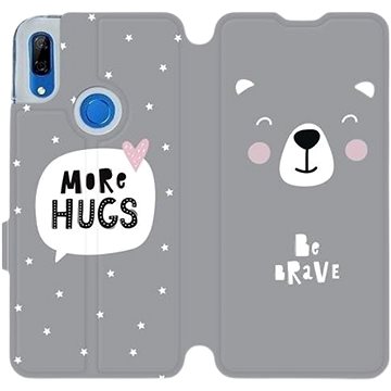 Flipové pouzdro na mobil Huawei P Smart Z - MH06P Be brave - more hugs (5903226940882)