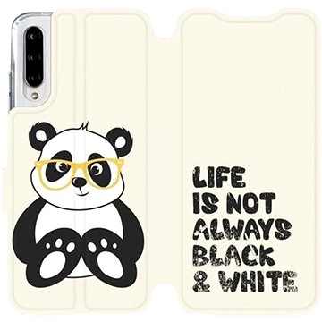 Flipové pouzdro na mobil Xiaomi Mi A3 - M041S Panda - life is not always black and white (5903226952595)