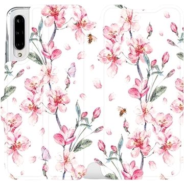 Flipové pouzdro na mobil Xiaomi Mi A3 - M124S Růžové květy (5903226952694)