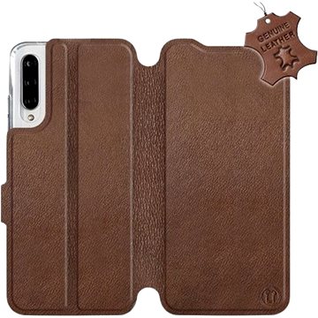 Flip pouzdro na mobil Xiaomi Mi A3 - Hnědé - kožené - Brown Leather (5903226953578)