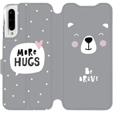 Flipové pouzdro na mobil Xiaomi Mi A3 - MH06P Be brave - more hugs (5903226953677)