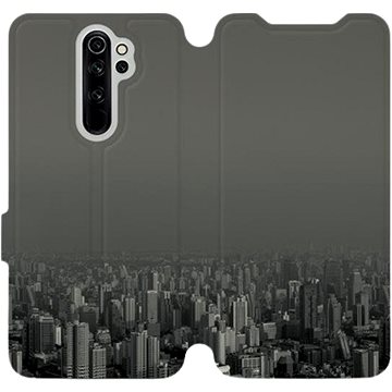 Flipové pouzdro na mobil Xiaomi Redmi Note 8 Pro - V063P Město v šedém hávu (5903226984510)