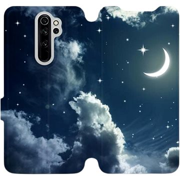 Flipové pouzdro na mobil Xiaomi Redmi Note 8 Pro - V145P Noční obloha s měsícem (5903226984596)