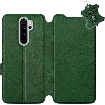 Flip pouzdro na mobil Xiaomi Redmi Note 8 Pro - Zelené - kožené - Green Leather (5903226985029)