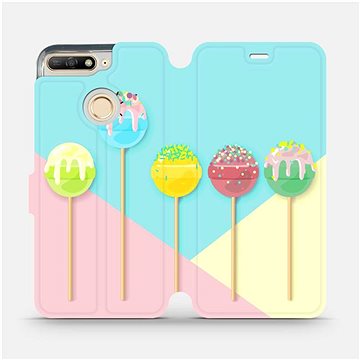 Flipové pouzdro na mobil Honor 7A - MX12S Lízátka (5903516041237)