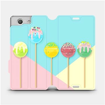 Flipové pouzdro na mobil Sony Xperia Z3 Compact - MX12S Lízátka (5903516043682)