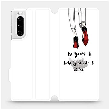 Flipové pouzdro na mobil Sony Xperia 5 - M046P Be yourself (5903516057399)