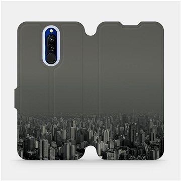 Flipové pouzdro na mobil Xiaomi Redmi 8 - V063P Město v šedém hávu (5903516076468)