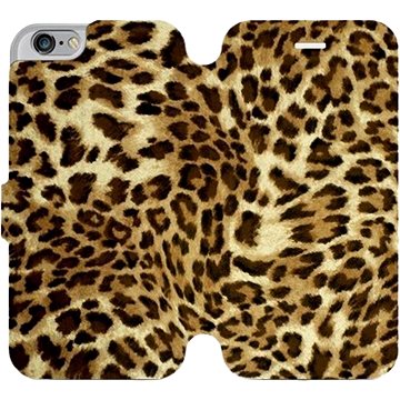 Flipové pouzdro na mobil Apple iPhone 6 / iPhone 6s - VA33P Leopardí vzor (5903516093359)