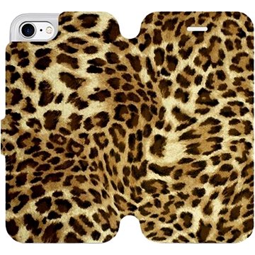 Flipové pouzdro na mobil Apple iPhone 7 - VA33P Leopardí vzor (5903516093373)