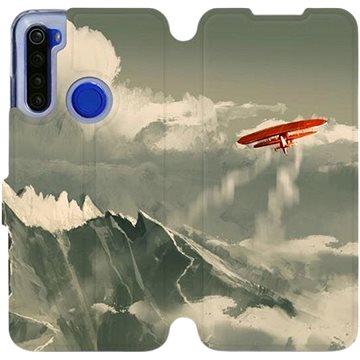 Flipové pouzdro na mobil Xiaomi Redmi Note 8T - MA03P Oranžové letadlo v horách (5903516115891)