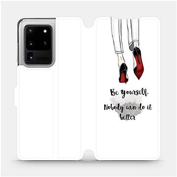 Flipové pouzdro na mobil Samsung Galaxy S20 Ultra - M046P Be yourself (5903516171644)