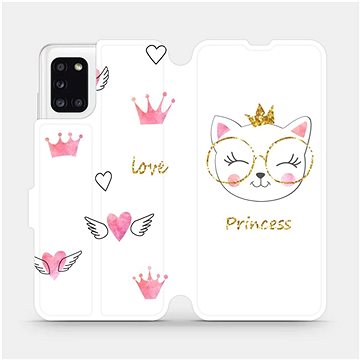 Flipové pouzdro na mobil Samsung Galaxy A31 - MH03S Kočička princess (5903516227679)
