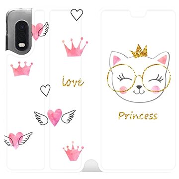 Flipové pouzdro na mobil Samsung Xcover PRO - MH03S Kočička princess (5903516239757)