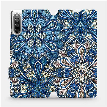 Flipové pouzdro na mobil Sony Xperia L4 - V108P Modré mandala květy (5903516264292)