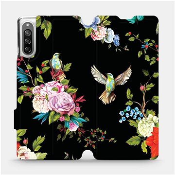 Flipové pouzdro na mobil Sony Xperia L4 - VD09S Ptáčci a květy (5903516264407)