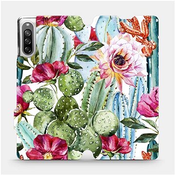 Flipové pouzdro na mobil Sony Xperia L4 - MG09S Kaktusy a květy (5903516264551)