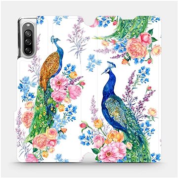 Flipové pouzdro na mobil Sony Xperia L4 - MX08S Pávi (5903516265015)