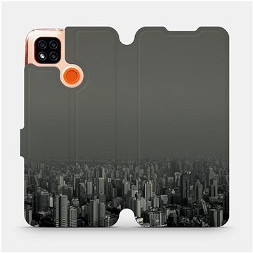 Flipové pouzdro na mobil Xiaomi Redmi 9C - V063P Město v šedém hávu (5903516335114)