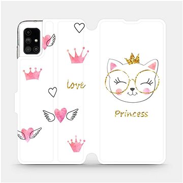 Flipové pouzdro na mobil Samsung Galaxy M51 - MH03S Kočička princess (5903516365838)