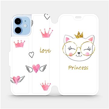 Flipové pouzdro na mobil Apple iPhone 12 mini - MH03S Kočička princess (5903516373383)