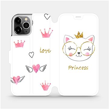 Flipové pouzdro na mobil Apple iPhone 12 Pro - MH03S Kočička princess (5903516376407)