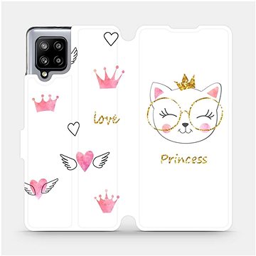 Flipové pouzdro na mobil Samsung Galaxy A42 5G - MH03S Kočička princess (5903516404148)