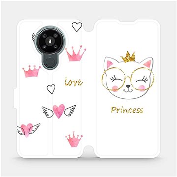 Flipové pouzdro na mobil Nokia 3.4 - MH03S Kočička princess (5903516408672)